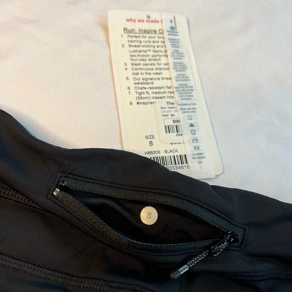 Lululemon Run Inspire Crop in Black - Picture 4 of 5